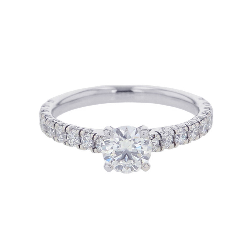 CARTIER Silver Diamond Ring